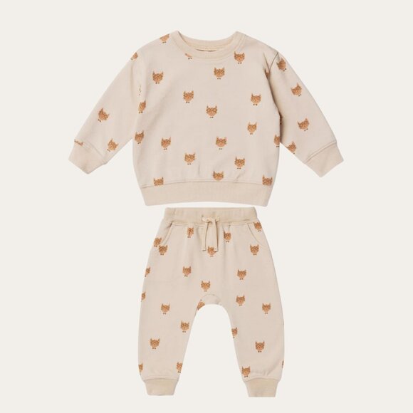 NWT - Rylee + Cru Cool Cats Sweat Set - Picture 1 of 1